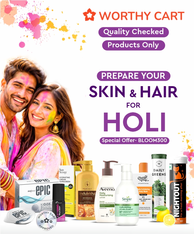 This Holi, Play Freely with Quality-Checked Beauty & Health Essentials!